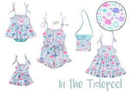 "IN THE TIDEPOOL" Twirl Dress