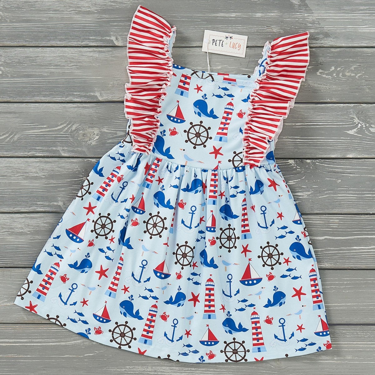 "ANCHORS AWAY" Twirly Dress