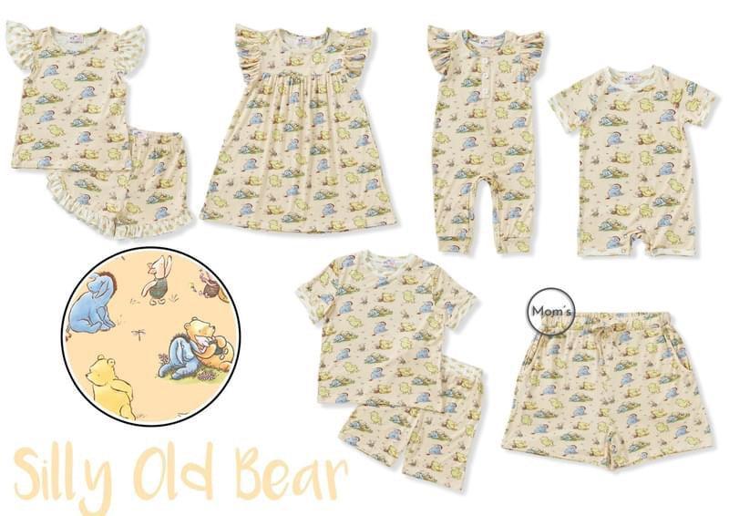 "SILLY OLD BEAR" Boys Shorty