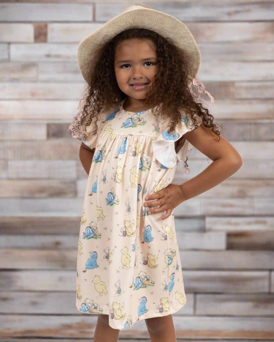 "SILLY OLD BEAR" Lounge twirl dress (New)