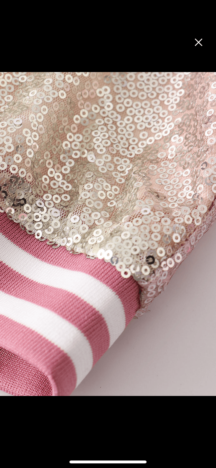 "The BOMB" Girl sequin bomber jacket