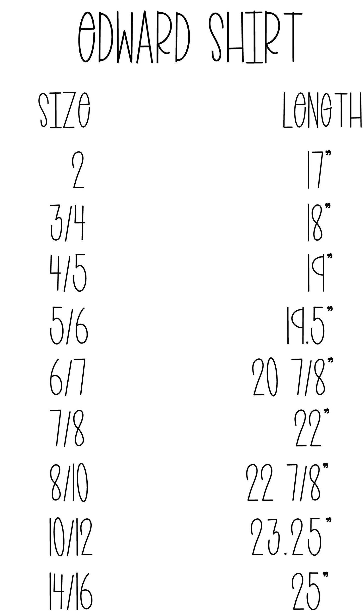 Aloha Summer/Fall Edward Shirt