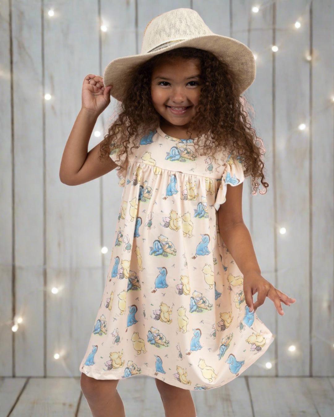 "SILLY OLD BEAR" Lounge twirl dress (New)