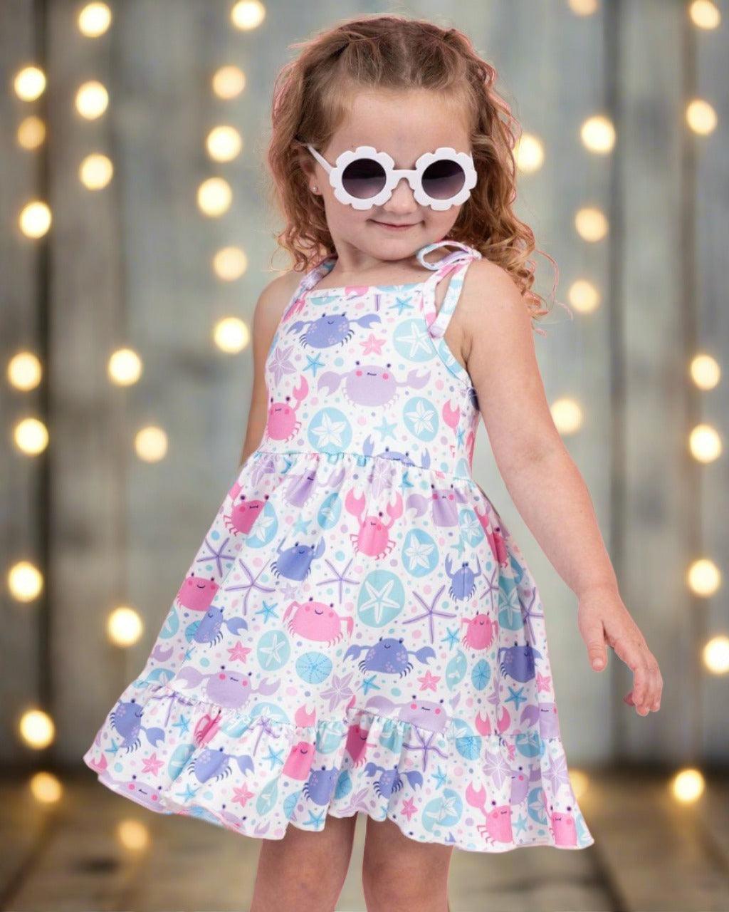 "IN THE TIDEPOOL" Twirl Dress