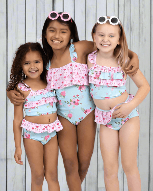 "VINTAGE FLORAL" Two-piece swimsuit