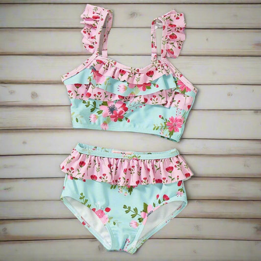 "VINTAGE FLORAL" Two-piece swimsuit