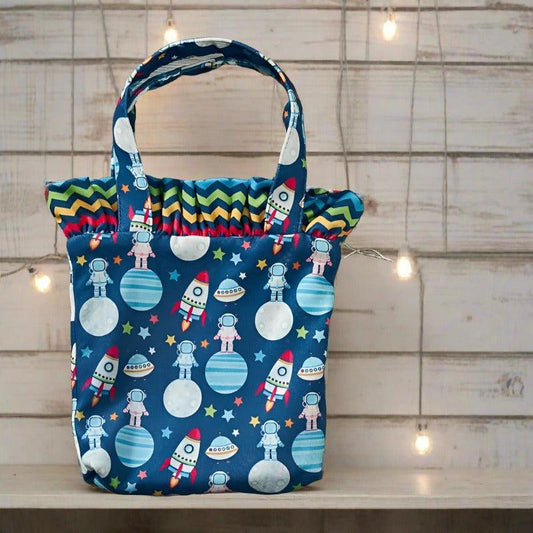 "OUTER SPACE" Bucket Purse (New)