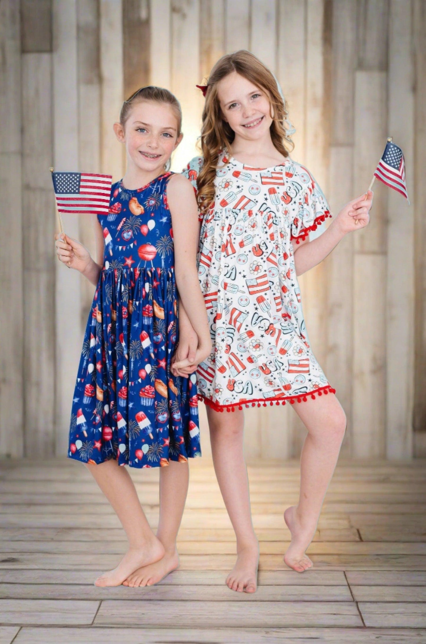 "YOU LOOK LIKE THE 4TH OF JULY" Tank Twirl Dress