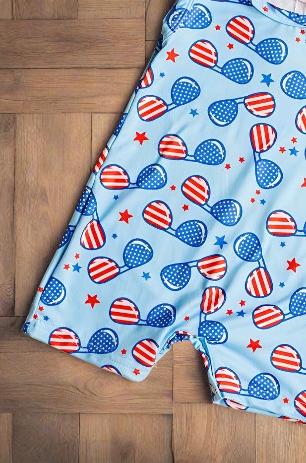 "RAYS FOR DAYS" Boys Shorty One-Piece