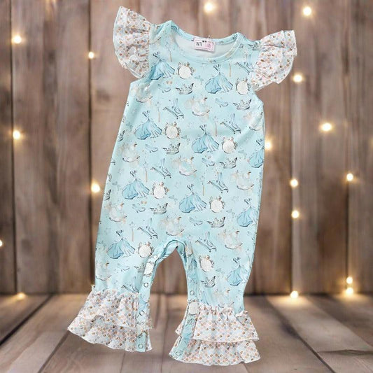 "GLASS SLIPPER" Romper (New)