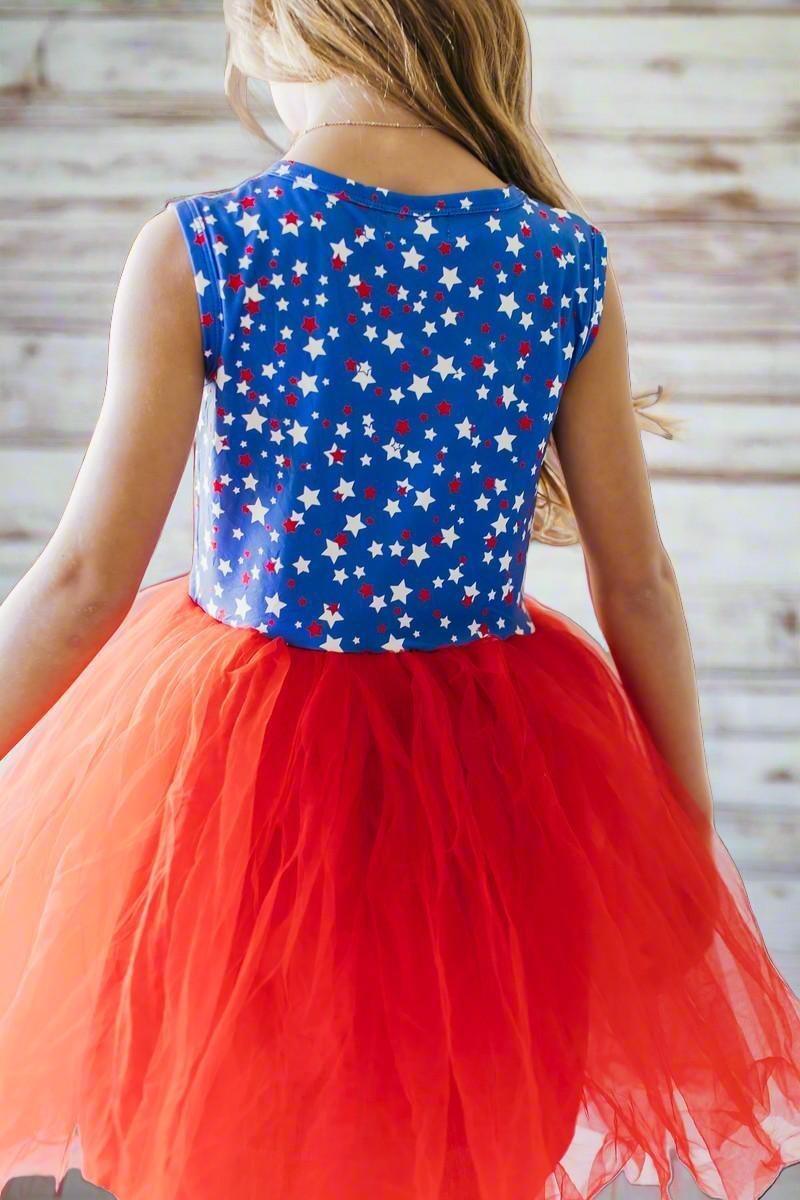 "STAR BRIGHT" Girls Tutu Dress