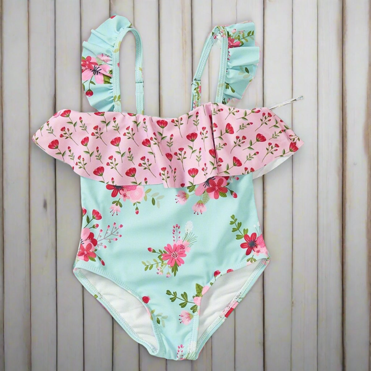 "VINTAGE FLORAL" One-piece swimsuit